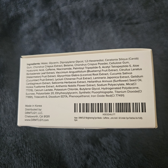 DRMTLGY Brightening Eye Masks - Picture 2 of 4